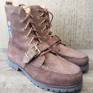 ranger polo bear suede boot